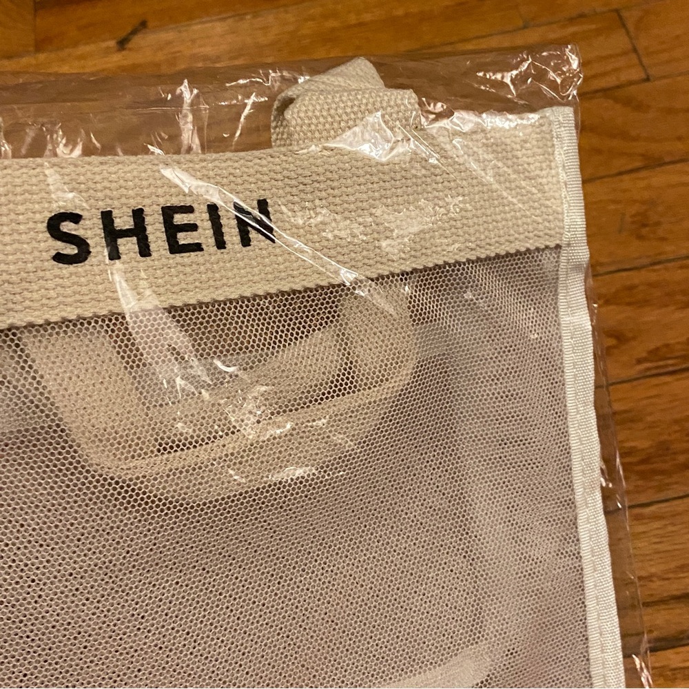 Small mesh canvas tote bag - Picture 7 of 12